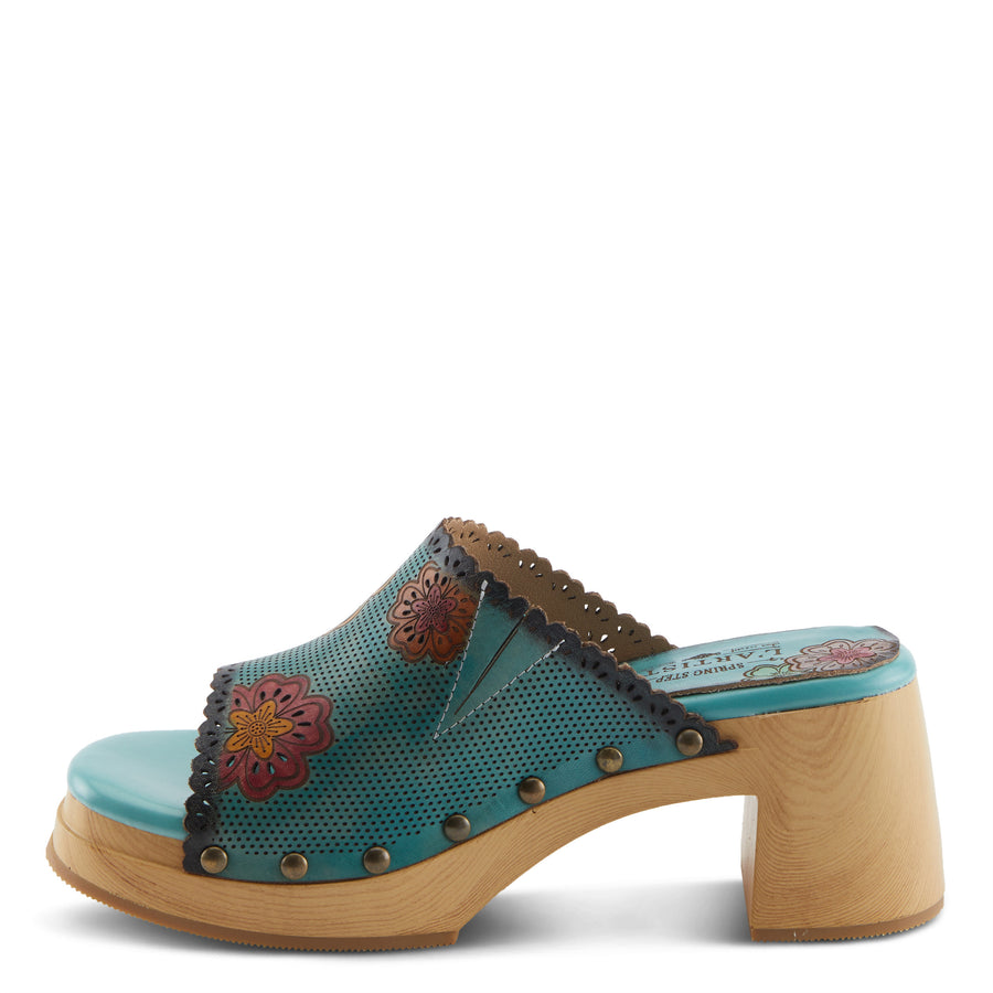 L'Artiste Retrostar Platform Sandal Slides Robin Boutique
