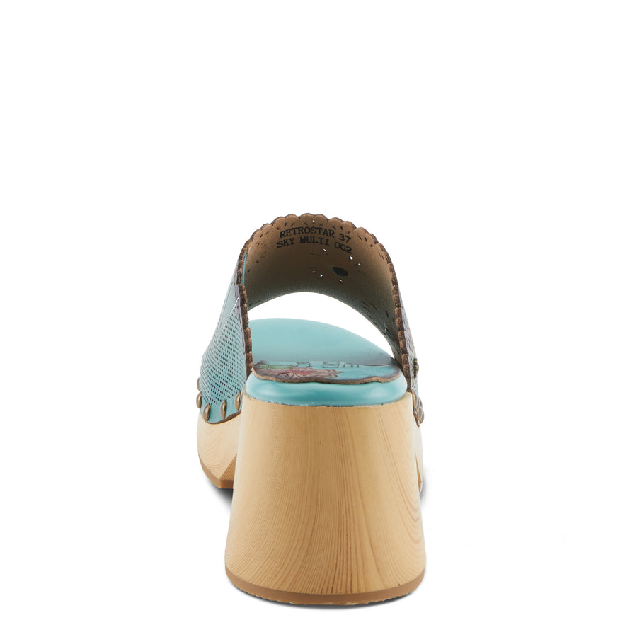 L'Artiste Retrostar Platform Sandal Slides