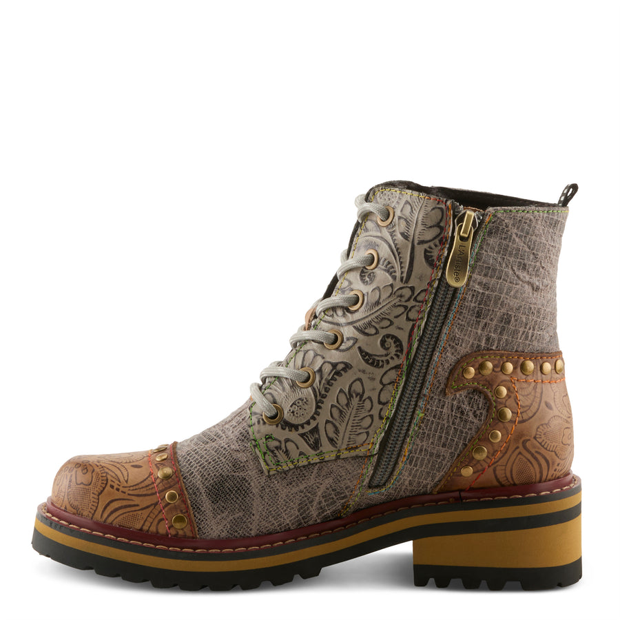L'Artiste Rugup Laceup Boots