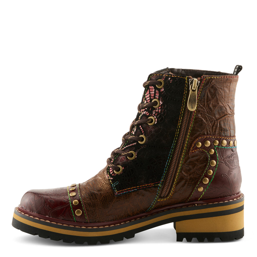 L'Artiste Rugup Laceup Boots