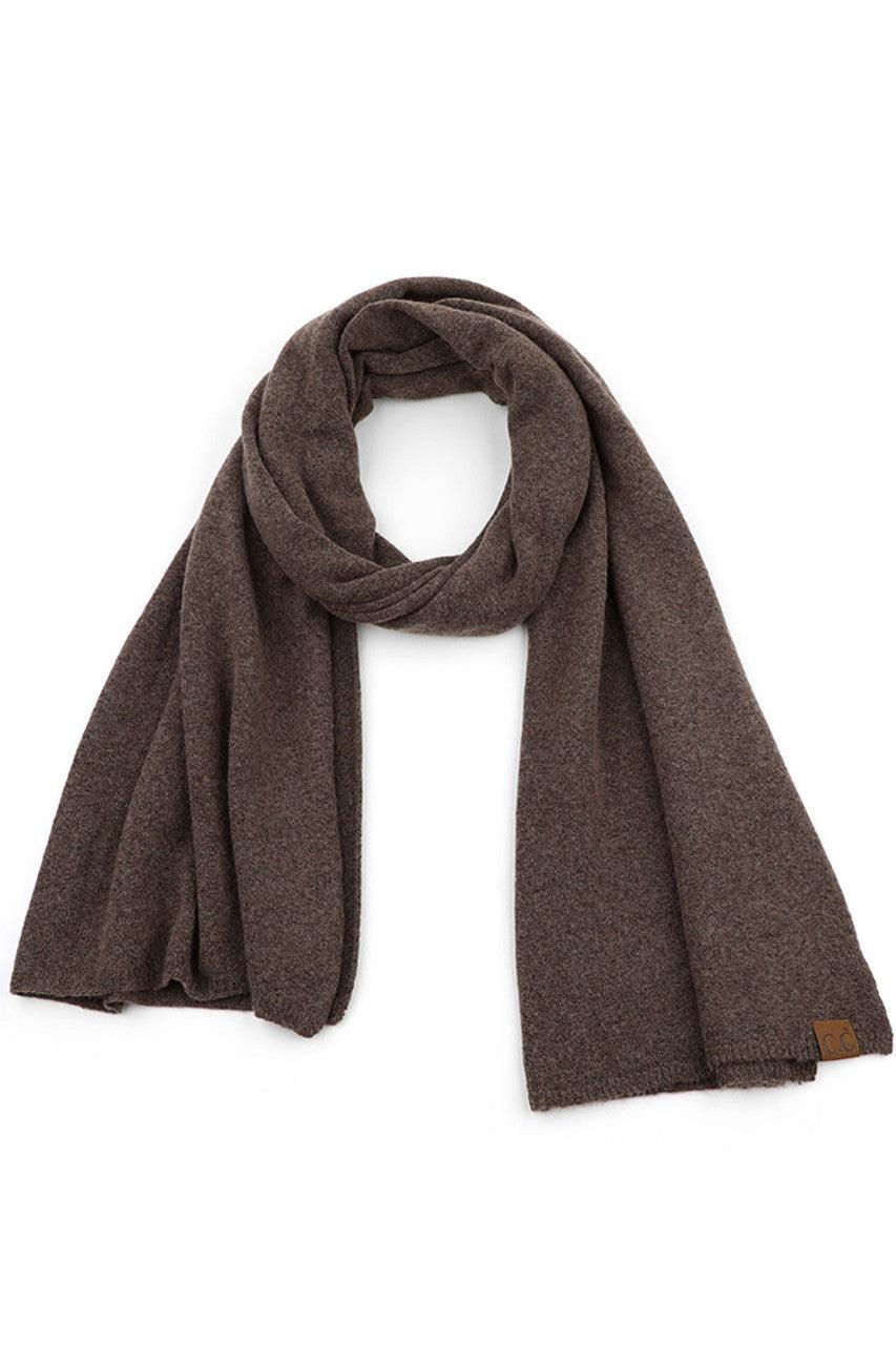 Unisex Ribbed Knit Scarf 2075 - Robin Boutique-Boutique 