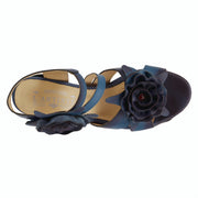 L'Artiste Shelly Flower Platform Leather Shoe