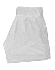Ethyl WHITE LouLou Pull on Shorts in Bubble Fabrics 2108 - Robin Boutique-Boutique 