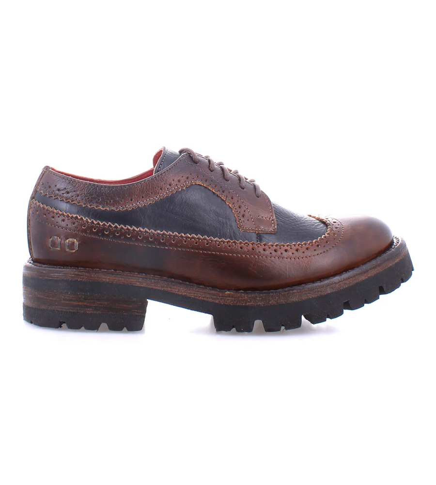 Bedstu Leta K III Leather Oxford Lace Ups in Starry Night Rustic