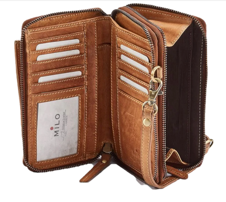 Ella Leather Phone Bag - Compact Crossbody Robin Boutique
