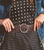 Bedstu Dreamweaver Woven Leather Belt Robin Boutique