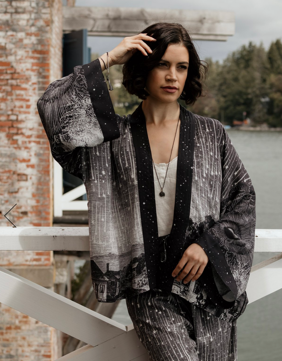 Stargazer Starduster Pixie Cropped Kimono Duster by Market of Stars