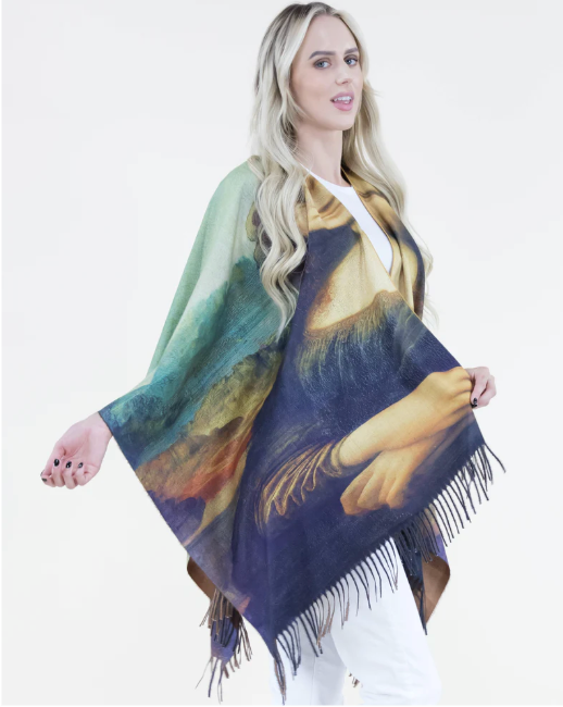 Mona Lisa Ruana Wrap Robin Boutique