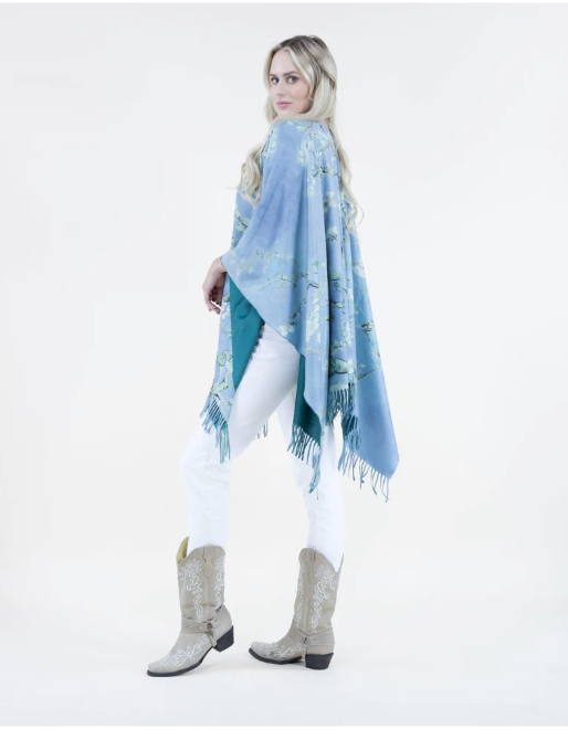 Almond Blossoms Ruana Wrap Robin Boutique