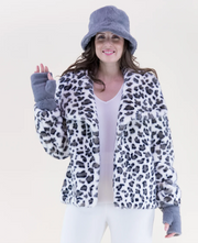 Teddy Fleece Fingerless Gloves Robin Boutique