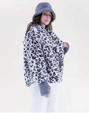 Teddy Fleece Fingerless Gloves Robin Boutique