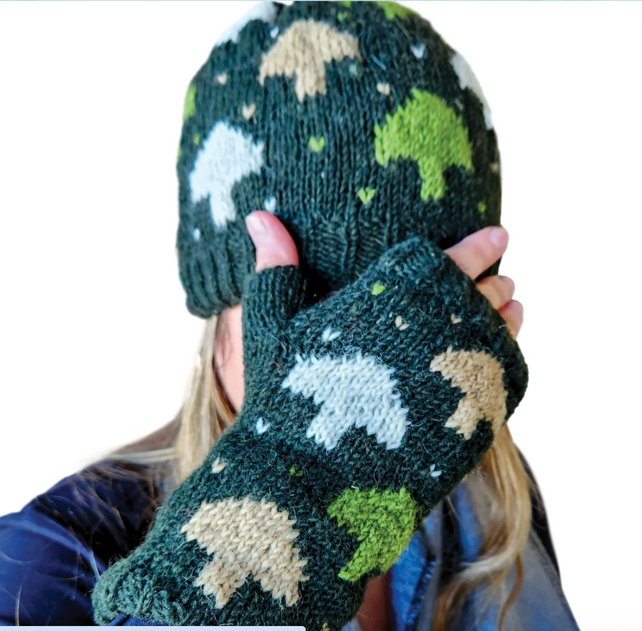 Handmade Knit Beanie Hats by Yak & Yeti Robin Boutiue