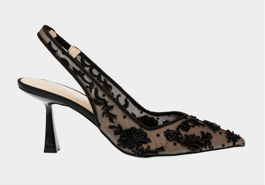 Betsey Johnson Nikki Black Heels Robin Boutique