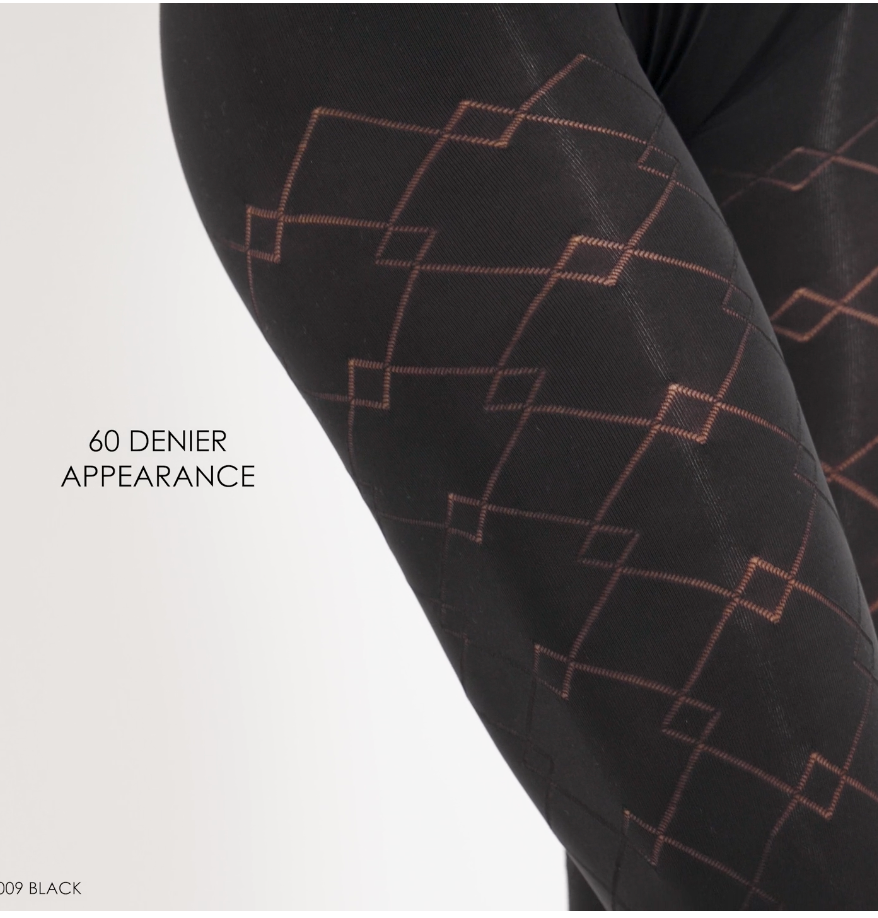 Check Mate 60 DEN Women Tights with argyle pattern Robin Boutique