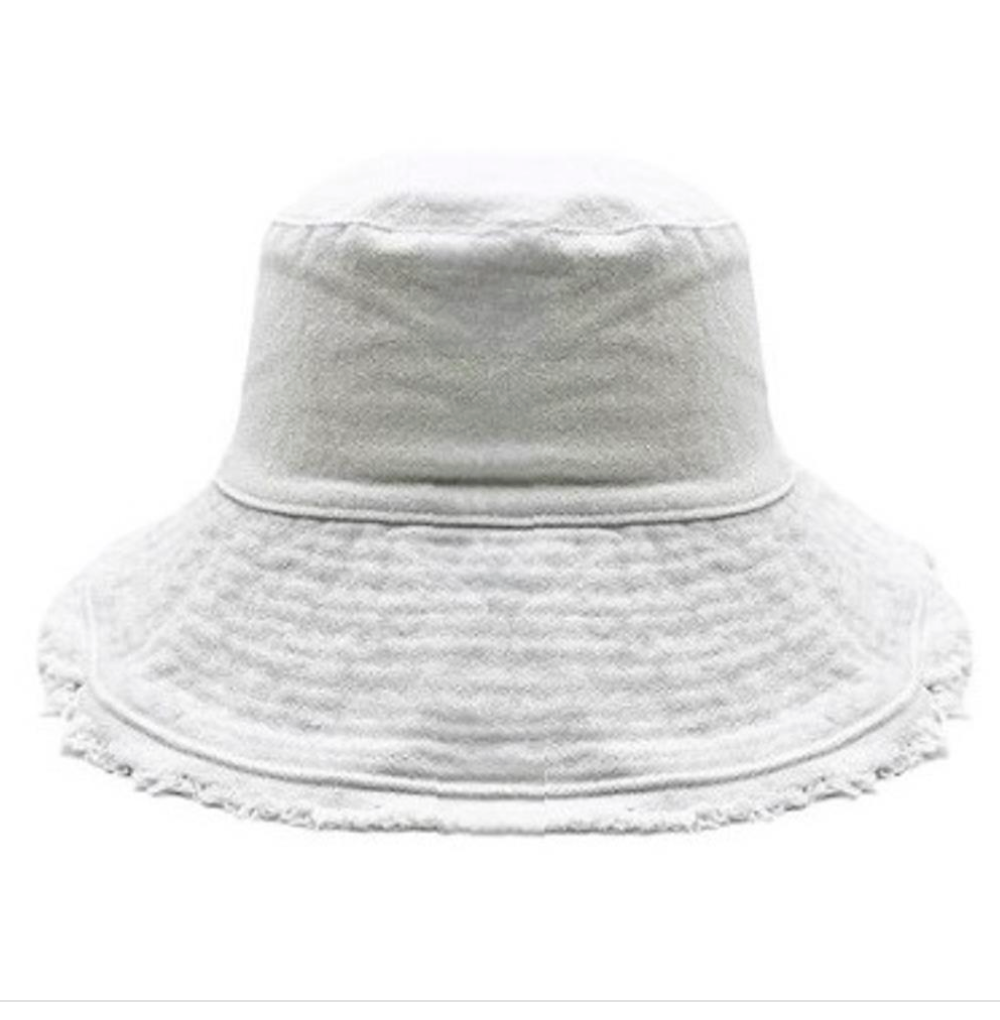 Cotton Wired Rim SPF 50+ Sun Cotton Hat  Robin Boutique