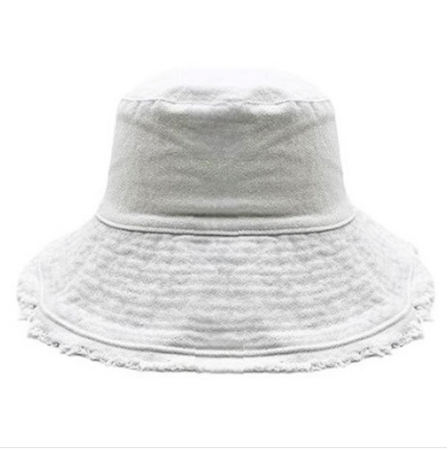 Cotton Wired Rim SPF 50+ Sun Cotton Hat  Robin Boutique