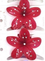 Flower Claw Hairclip with Rhinestone Details Robin Boutique