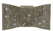 Evening Clutch Stud Bow Covered in Rhinestones Robin Boutique