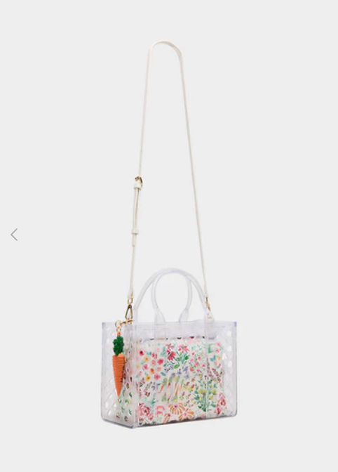 Betsey Johnson Jammin Clear Satchel  Handbag Robin Boutique