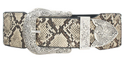 Wide Western Buckle Elastic Stretch Belt Robin Boutique