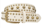 Classic Heritage Studded Irregular Buckle Belt Robin Boutique
