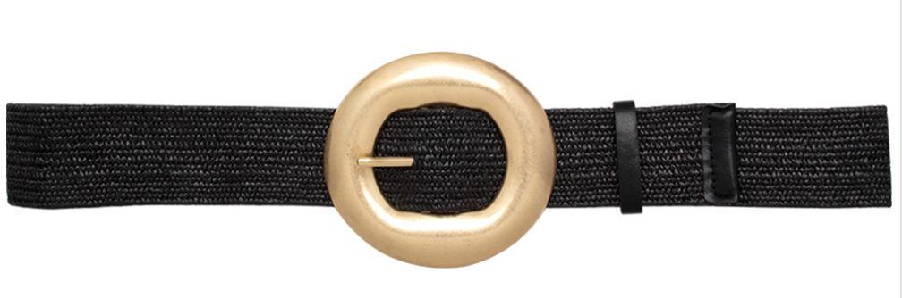 Round Gold Tone Stretch Belt Robin Boutique