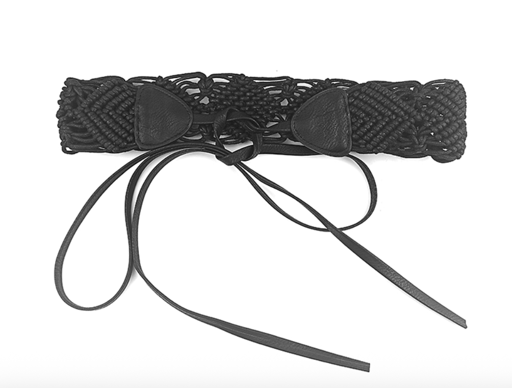 Woven Braided Concho Belt Robin Boutique