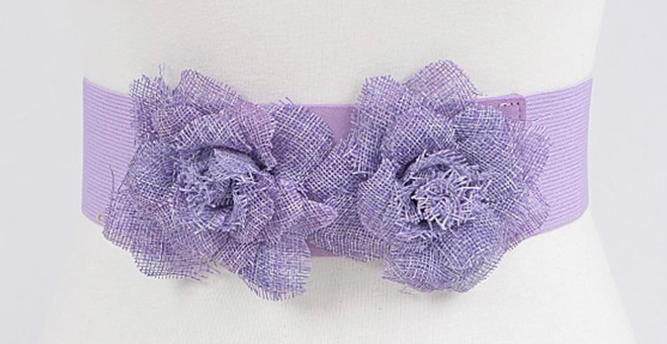 Flower Buckle Elastic Belt Robin Boutique