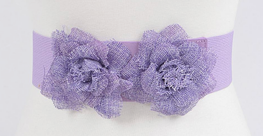 Flower Buckle Elastic Belt Robin Boutique