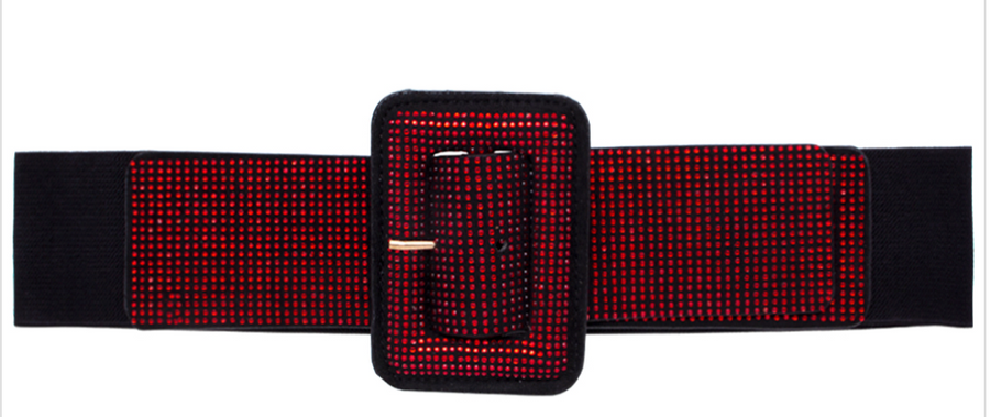 Stud Stylish Buckle Elastic Stretch Belt Robin Boutique