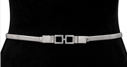 Squared Design Metal Elastic Belt Robin Boutique