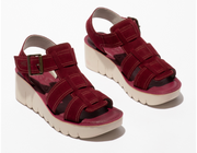 Fly London Yudd Suede Sandal Platform Shoes Robin Boutique