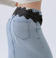 Boho Vintage Studded Waist Belt Robin Boutique