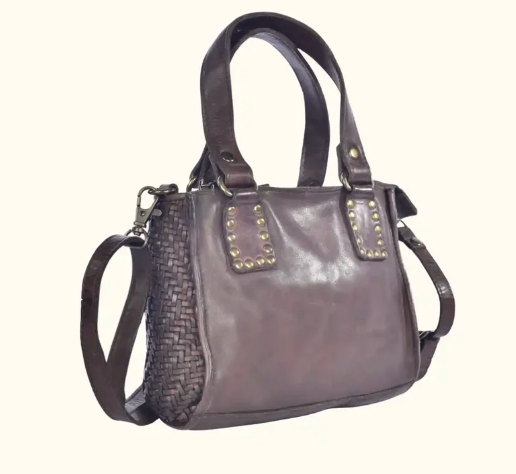 Amica Leather Handbag by Milo Robin Boutique