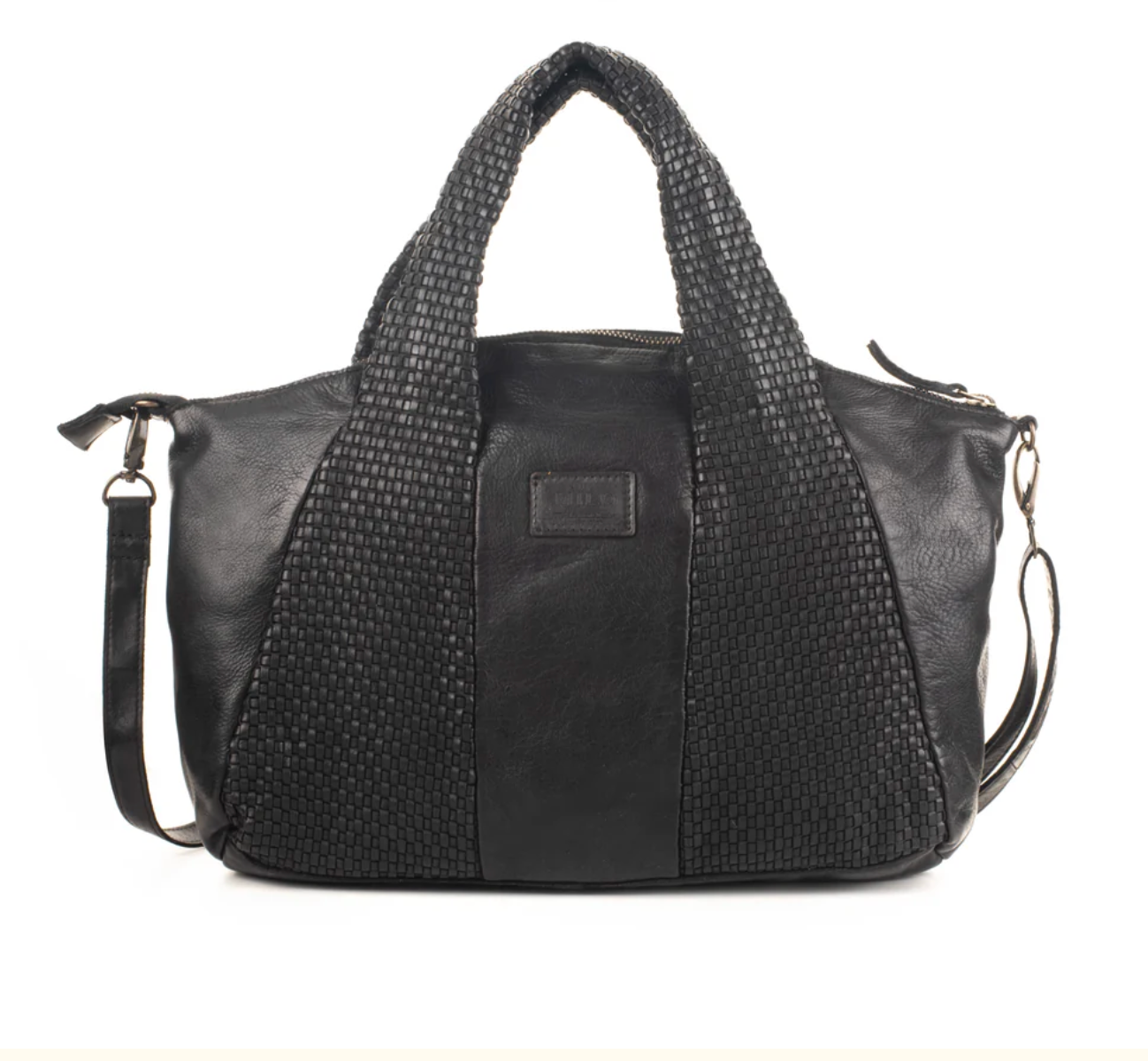 Angela Washed Soft Leather Tote Shoulder Handbag by Milo