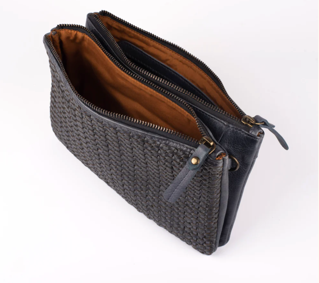 Milo Innes Woven Leather Handbag Robin Boutique
