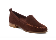 Robbie Brown Suede Loafer by Kelsi Dagger Front Side View - Robin Boutique