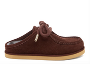 Stormy Brown Suede Mules By Kelsi Dagger Side View - Robin Boutique