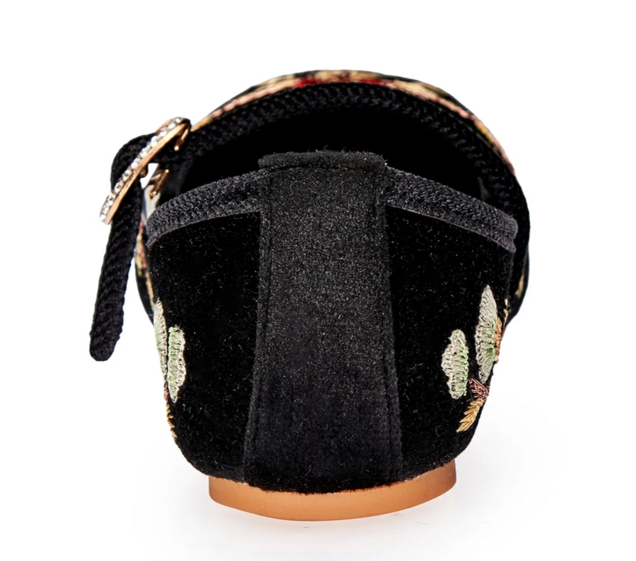Paradise Black Mary Jane by Fuchsia Shoes -Robin Boutique