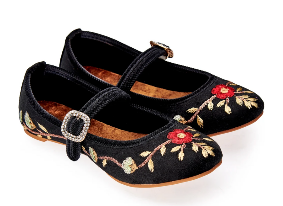 Paradise Black Mary Jane by Fuchsia Shoes -Robin Boutique