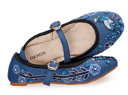 Indigo Songbird Mary Jane by Fuchsia Shoes - Robin Boutique