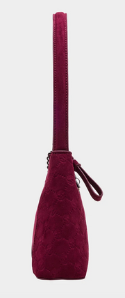 Headliner Deboss Top Zip Cherry Handbag by Betsey Johnson - Robin Boutique