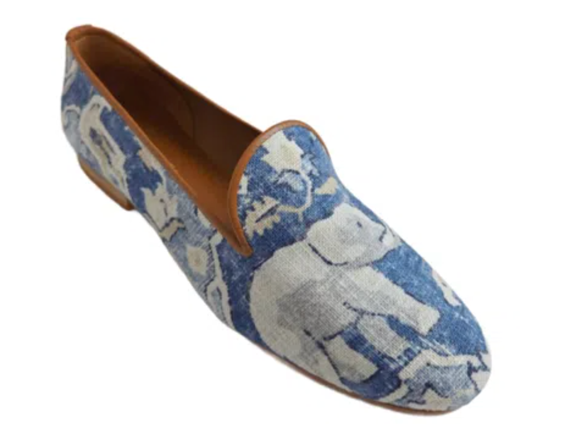 Ramon Tenza Loafer Shoe in Navy Elephant Robin Boutique