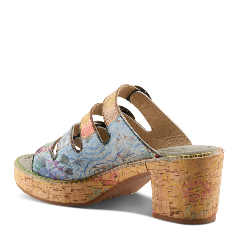L'Artiste Teetimer Leather Sandal Slides Robin Boutique