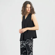 Asymmetrical Tunic Tank by Clara Sun Woo