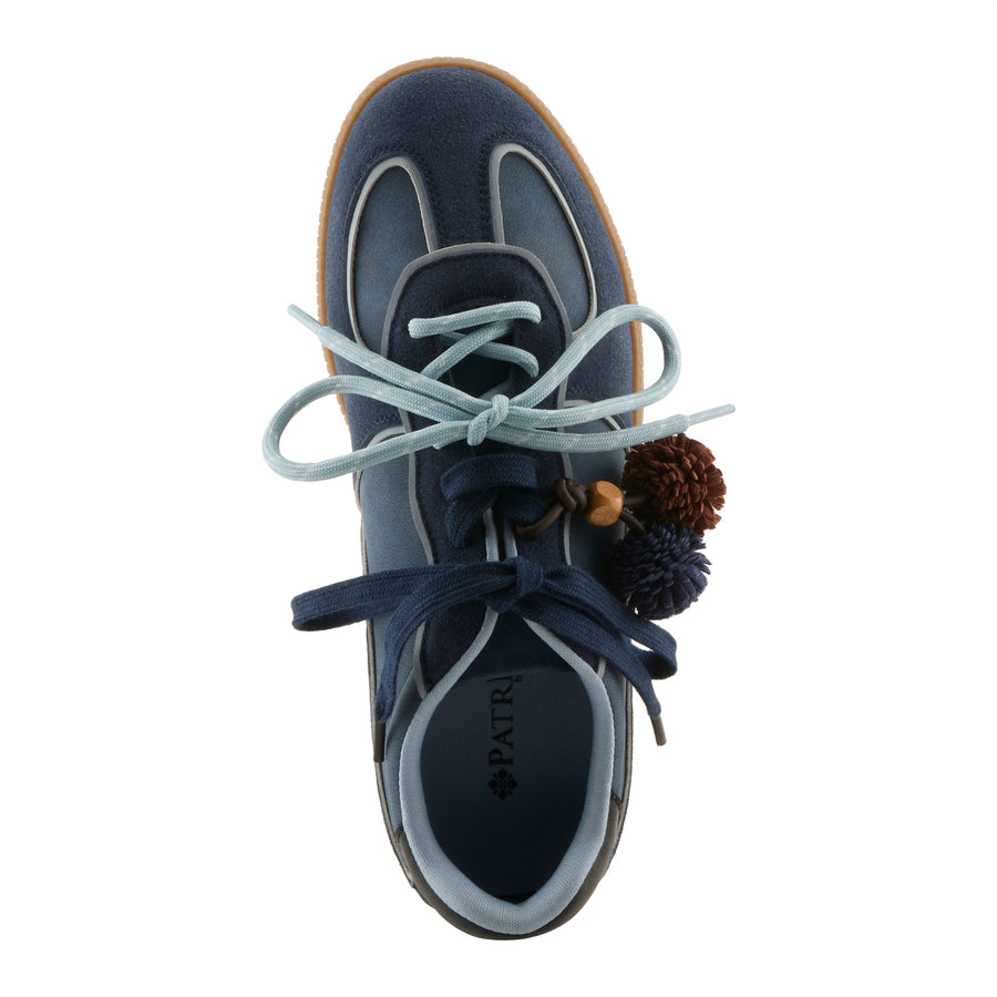 Patrizia Vesara Sneakers in blue top view - Robin Boutique