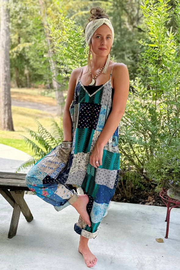 Patchwork Dreams Romper "Meadow" by Jaded Gypsy