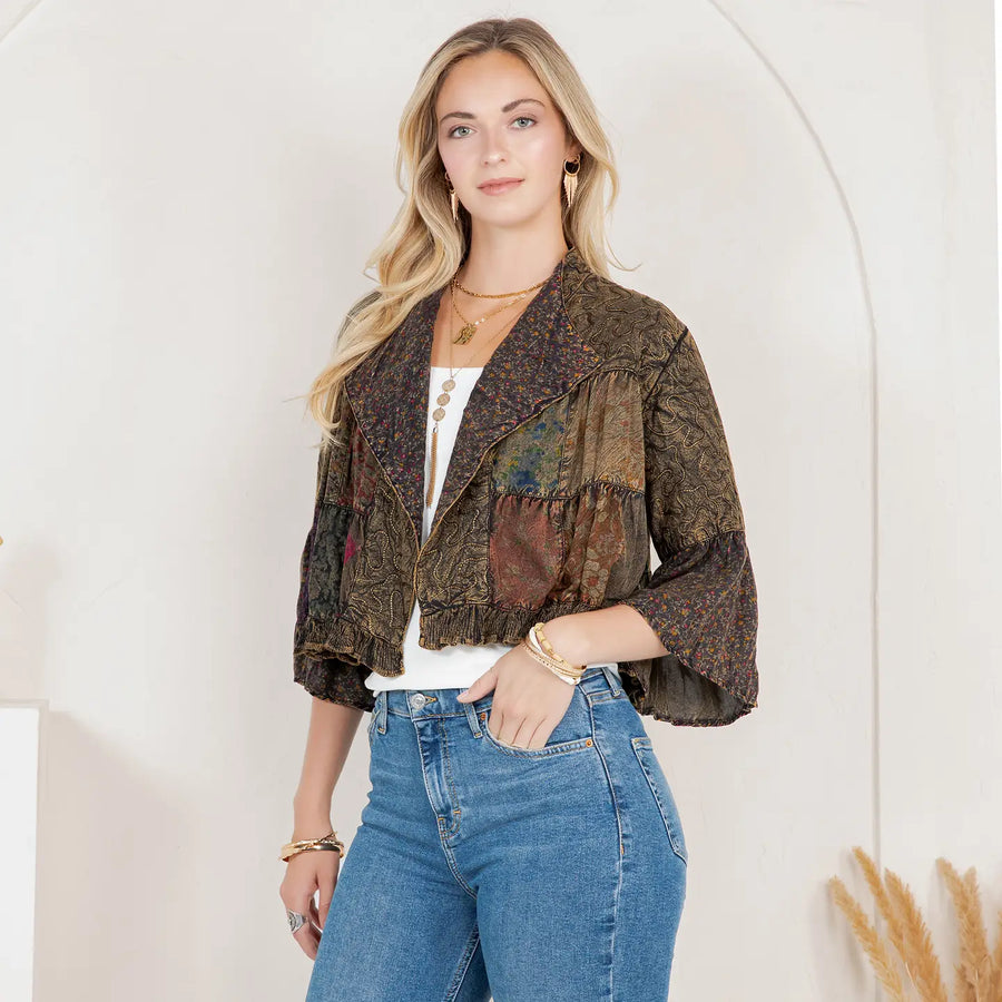 Boho Detail Shrug by Young Threads Robin Boutique