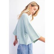 Goldie Oversized Sweater Top by Cotierra