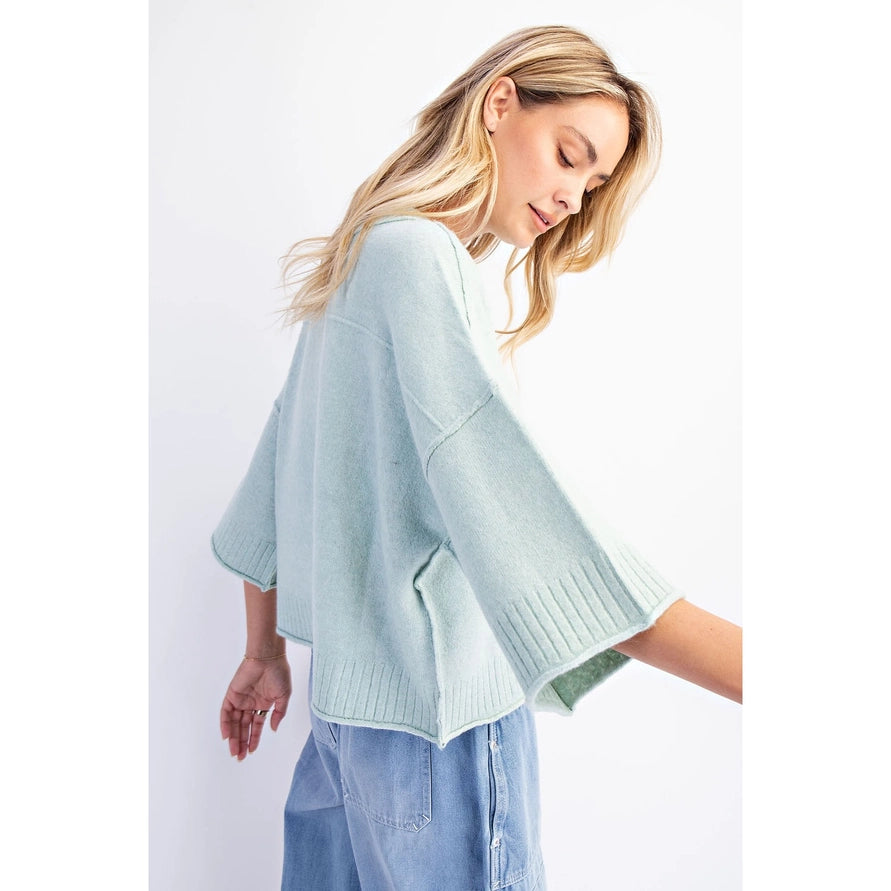 Goldie Oversized Sweater Top by Cotierra